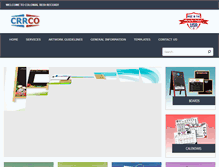 Tablet Screenshot of colonialredirecord.com